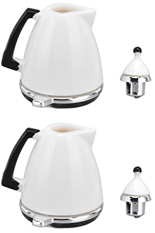 Yuecoom Model 1:12 Doll House Simulation Electric Kettle, Portable Perfect Toy Dollhouse Kettle, Multipurpose Miniture Electric Kettle for Children