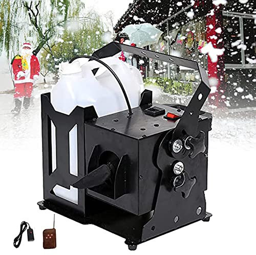 CHUNTIANMEI Professionelle Schneeflockenmaschine,schneemaschine Mit Fernbedienung, Magischer Schneeflocken-Blizzard-Effekt Für Weihnachten, Hochzeit, Party Und Dj-bühne, Abdeckungsbere,600W