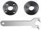 Go-cheers 193465-4 Grinder Flange Angle Wrench Spanner Metal Lock Nut for Compatible with Dewalt Milwaukee Makita 224399-1 224568-4 Bosch Black & Decker Ryobi 4.5 5 5/8-11