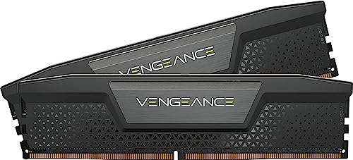CORSAIR Vengeance DDR5 RAM 64GB (2x32GB) 6000MHz CL30 Intel XMP iCUE Kompatibel Computer Speicher - Schwarz (CMK64GX5M2B6000C30)