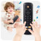 Baby TV Remote Toy - Realistic Play Remote toy with Lights and Sounds, 3 Languages (English, Spanish & French), Learning Musical Toys, Preschool Infant Boys Girls Toys Gift for 1 2 Year Old, Black