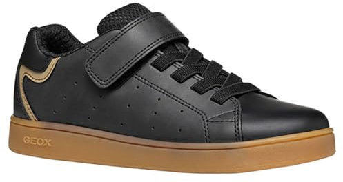 Geox J ECLYPER BOY A Sneaker, Brown B, 4 UK