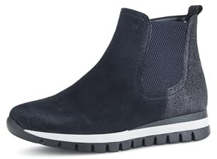 Gabor Damen Klassische Stiefeletten, Frauen Stiefeletten,halbstiefel,Kurzstiefel,uebergangsschuhe,dkblue/Ocean (Mic),38.5 EU / 5.5 UK