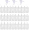 GNHG Getränke Beutel,30pcs Trinkblase,Trinkbeutel Festival,500 Ml Auslaufsicher Getränkebeutel Mit 3 Trichtern, Wiederverwendbar wasserbeutel,Transparenter trinkbeutel 500ml