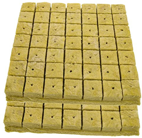 CAXUSD 98stücke Soilless Kultivierung Hydroponik Wachstumswürfel Für Pflanzen Nährstoffblock Ohne Erde Für Anzucht Und Gewächshaus Anwendungen
