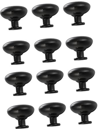 WHAMVOX 12 Stück Aluminium Schrankknöpfe Einfache Kommodengriffe Für Schubladen Hochwertige Griffmulden Für Wickelaufsatz Hemnes Und Malm Kommode Ideal Zum Kleben
