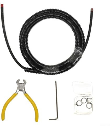 Tubo di ricambio per pulitore a vapore e maniglia di controllo per modelli Karcher SC1 SC2 SC3 SC4 2500, grigio, codice articolo 4.322-048.3 (1 tubo per vapore)