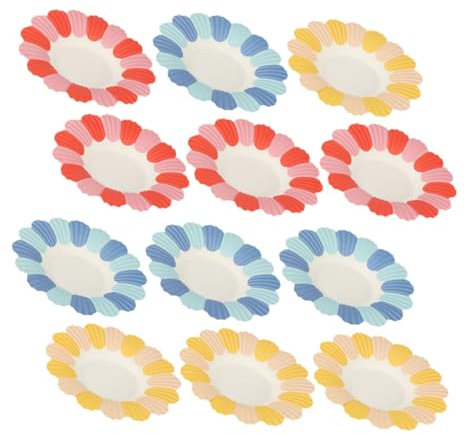 GARIOUANS 150piezas Desechables Forma De Rojo y Azul Para Aperitivos y Pasteles Celebraciones Infantiles