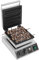 Levkitch Piastra per waffle per 4 cialde belghe, 1750 W, elettrica con piastre antiaderenti, timer, regolazione della temperatura 50 – 300 °C (4 waffle belghe wheatshoe)