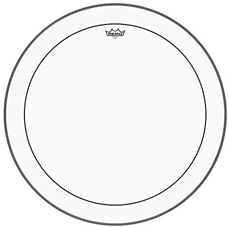 Remo Drumhead Pinstripe Transparent Bass Drum - 28 - PS-1328-00
