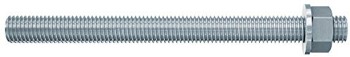 Fischer Barra FIS A M 8 x 130 con taglio dritto, dado e rosetta (10 Pz.)
