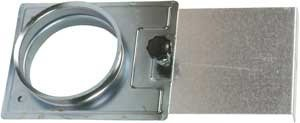 Absperrschieber D=80 mm - Zubehör für die Absauganlage