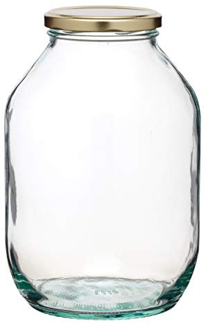 KitchenCraft Home Made Large Pickling Jar, Glass, .5 Gallon