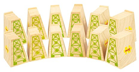 Bigjigs Rail Brückenpfeiler Für Holzeisenbahn (Pack von 12)