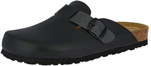 Lico Homme Bioline Clog Soft Sabots, Noir (Schwarz Schwarz), 41 EU