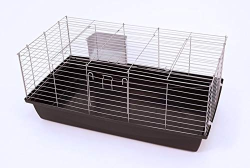 Hasenkäfig 'Rabbit' in silber/anthrazit