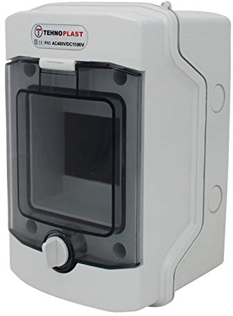 Sicherungskasten Aufputz IP65 Feuchtraum Gehäuse Verteiler Kleinverteiler 1-4 Reihen 4-48 Module