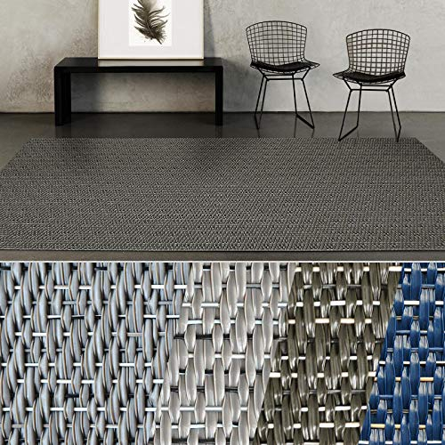 casa pura® Indoor- & Outdoor-Teppich Mantua | Bodenbelag für Flur, Küche, Bad, Terrasse, Balkon, Garten | kunstvoll gewebt mit Schimmer Optik | Viele Größen (180x400 cm)