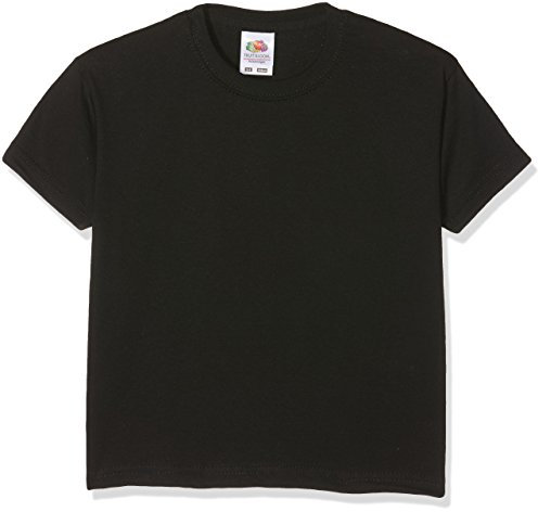 Fruit of the Loom T-Shirt Performance pour bébé, Noir, 9-11 Ans