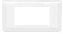 Legrand 078814L Mosaic Plaque de Finition Horizontale pour 4 Module, Blanc