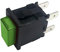 Easyricambi Interruttore a Pulsante Luminoso Verde 4 Contatti 4A 250V AC Foro per Incasso 19x13mm