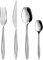 KASANOVA set posate 6 persone, set posate 24 pezzi acciaio inox con forchetta, coltello, cucchiaino e cucchiaio (Gamma)