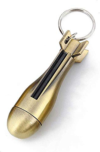 Match allume-feu, Portable Reusable Waterproof Matchstick Fire Starter, Allume-feu Flint Match Porte-Clés, Kerosene Refillable Lighter pour équipement de Secours, Camping en Plein Air Outdoor Tool