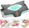 Elviros Orthopädisches Kopfkissen aus Memory Foam, Seitenschläferkissen Nackenstützkissen, Kopfkissen Nackenschmerzen, Ergonomisches Schlafkissen für Nacken-und Schulterschmerzen, 53.8 x 11/9 x 33 cm
