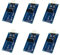 ZkeeShop 6Pcs Serial Wireless WiFi ESP8266 ESP01 3.3V 5V ESP-01 Serial Adapter Module for Arduino