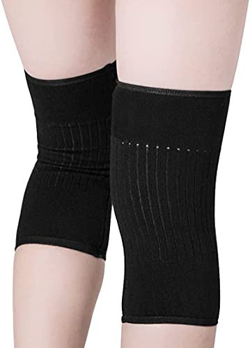 Ginocchiera in cashmere termico Ginocchiera lavorata a maglia calda elastica Ginocchiera Banda Terapia Ginocchiera alleviare l'artrite dolore al ginocchio Ginocchiere fredde, problemi al ginocchio