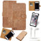 K-S-Trade Qualitativ & Innovativ Hülle Für Asus ROG Phone 6D + In Ear Kopfhörer Kork Handyhülle Cover Schutzhülle TPU Case Bumper In Hellbraun,