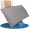 Samthus Kopfkissenbezug 70x90 Baumwolle Satin - Oeko-Tex Made In Green - Himmlisch weicher Schlaf mit atmungsaktivem Kissenbezug - 1x Kissenhülle - Grau - mit YKK Reißverschluss