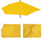 Mendler Toile de Rechange pour Parasol Demi-Rond Parla, Toile de Rechange pour Parasol, 270cm Tissu/Textile UV 50+ 3kg - Jaune