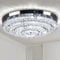 Cainjiazh 18 Kristall Kronleuchter Moderne Flush Mount Deckenleuchte Große LED-Kronleuchter für Eingang Schlafzimmer Wohnzimmer Esszimmer (Cool White 6500K)