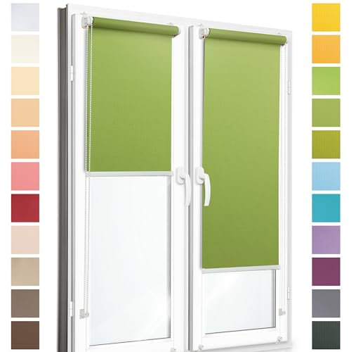 Concept Blinds CUSTOMISED Roller Blinds - Quick and Easy Assembly with NO DRILLING – Roller Blinds for Windows – Made-to-measure roller shades - Translucent roller shades (Width from 90 cm to 150 cm)