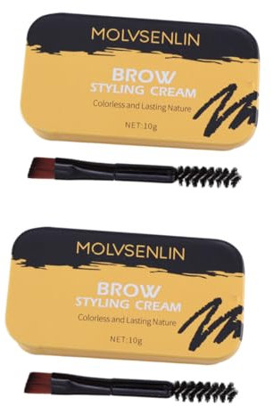 Amosfun 2 Stk Styling-creme Für Augenbrauen Lip Gloss Sets Anhaltende Augenbrauenseife Augenbrauen Styling Seife Malstifte Set Formendes Wachs Wachsstab Lipgloss Augenbrauen Trimmen