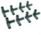 UTTASU Lot de 8 connecteurs de joint de cadre de serre robustes pour construction de serre solide et stable, 19 mm (1#)