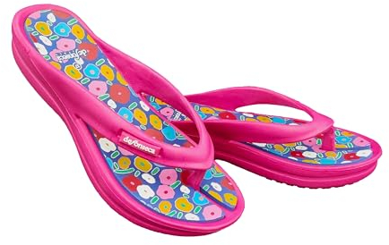 de fonseca Ischia Super Ciabatte Donna Infradito, Ciabatta in Gomma per Casa, Mare e Spiaggia FlipFlop Estive con Zeppa (Rosa, Sistema Taglie Calzature EU, Adulto, Donna, Numero, Media, 41)