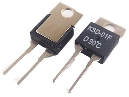 5 interruptores de termostato abierto KSD-01F de 40-85 grados, control de temperatura TO-220
