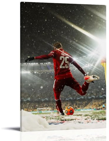 Thomas Müller berühmter Herren-Fußballspieler, Künstler, Residenz, Poster, Leinwandkunst und Wandkunst, Bilddruck, moderne Familienschlafzimmer-Dekoration, 50 x 75 cm