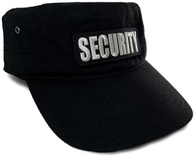 No Face No Name Military Cap Security in schwarz I Unisex frei einstellbar I bestickter Patch I Army Basecap Snapback Kappe Mütze
