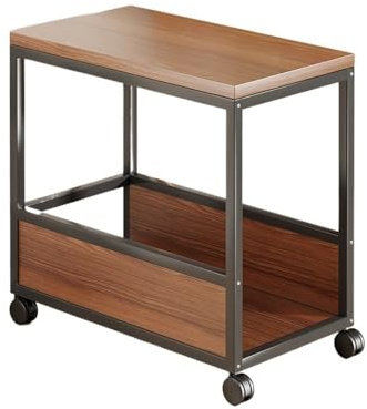 ZKALQECNF Soporte de Torre de CPU de 2 Niveles con Ruedas, Soporte rodante for CPU, Estante de Almacenamiento Multicapa for el hogar y la Oficina(Grande)