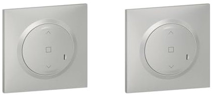 LEGRAND - Interrupteur pour volet/store connecté dooxie with Netatmo complet alu avec Commande centralisée sans fils volets dooxie with Netatmo complet alu
