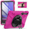 Custodie e borse per tablet PC Compatible with Samsung Galaxy Tab S8 SM-X700/SM-X706 Case, Tab S7 2020 SM-T870/SM-T875 11inch Case, Shockproof Drop Protection Case with Pen Holder,Shoulder Strap Prote