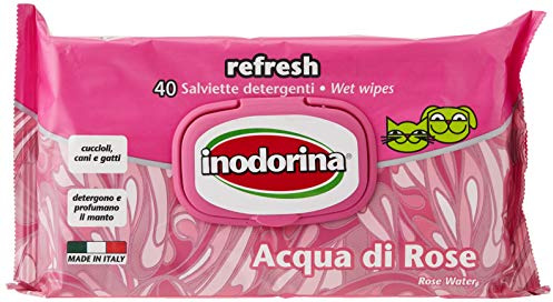 Inodorina Wipes Inodorine Actualiser Roses Eau, 40 unités PET100104 Baby