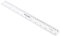 Westcott E-10182 00 Kunststofflineal, Skalierung, 30 cm, 12 Zoll transparent
