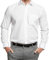 Men's White Long Sleeve Non-Iron Cotton Rich Shirt
