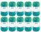 Filato per maglia/uncinetto Gründl Cotton Quick Print (lana per maglieria, filato dai vivaci colori 100% cotone, certificato OEKO-TEX, 50 g / 125 m, ferri: 3 - 4, 10 x 50 g), Verde Multicolore
