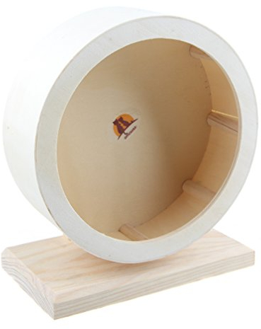 emours Hamster Comfort Laufrad aus Holz, für Kleintierkäfige, klein (15 cm)
