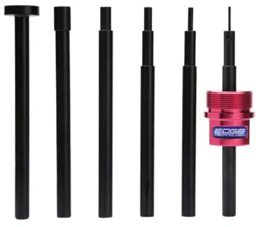 Edge Technology 5C Collet Stop for Lathe - Aluminum Body - 6 Hardened Steel Stop Rods - Proprietary Locking System